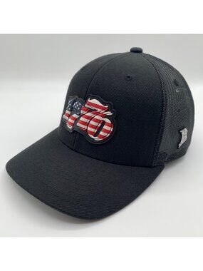 Branded Bill 1776 Black Snapback Trucker Hat